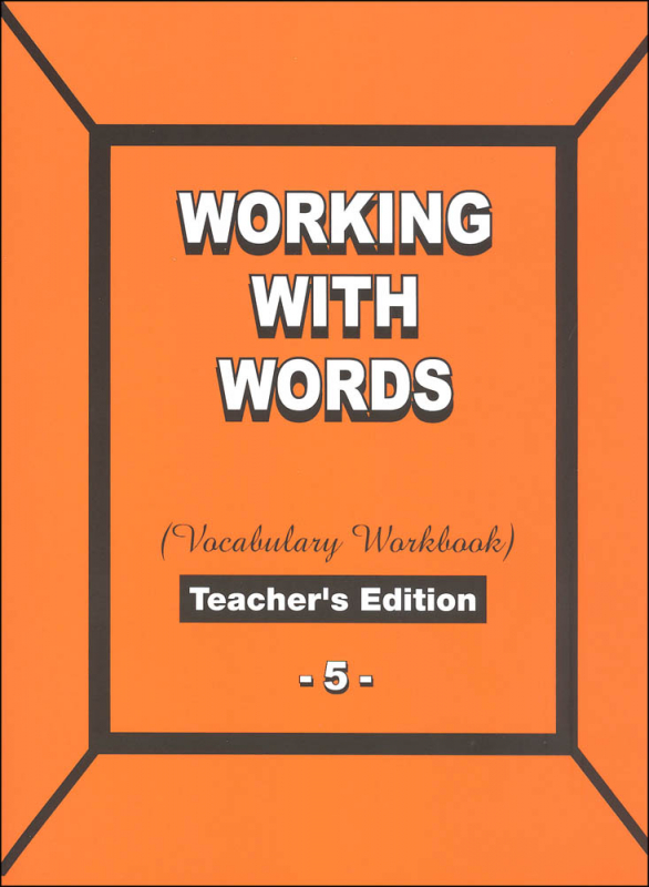 Working with Words 5 Teacher