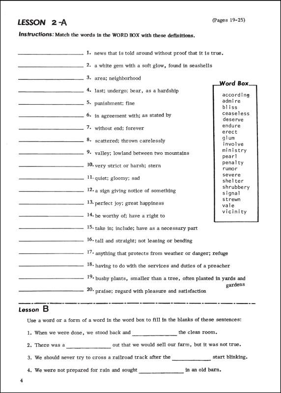 Working with Words 6 student | Pathway Publishers