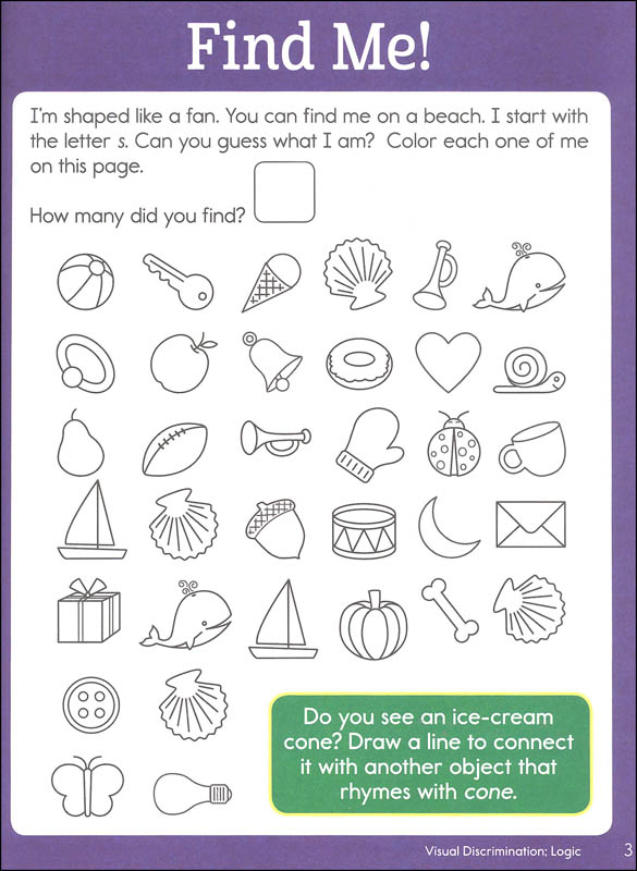 Kindergarten Thinking and Reasoning (Highlights Learning Fun Workbook