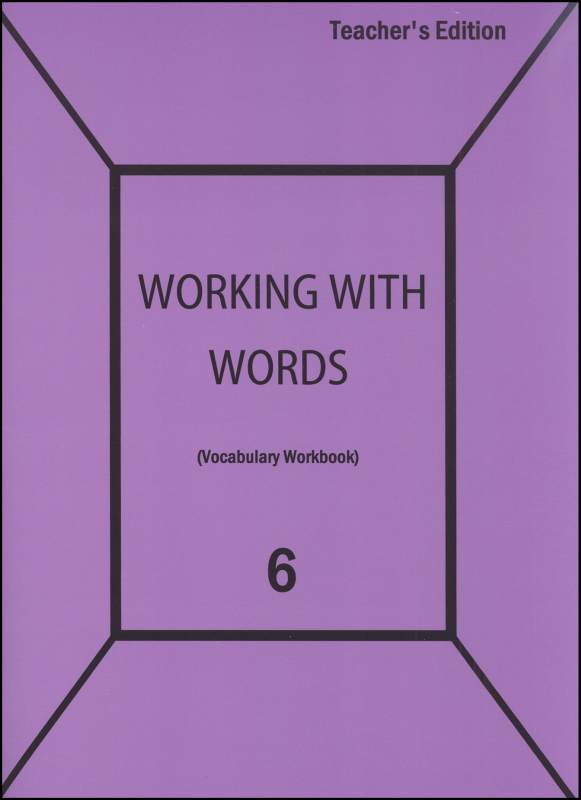 Working with Words 6 Teacher