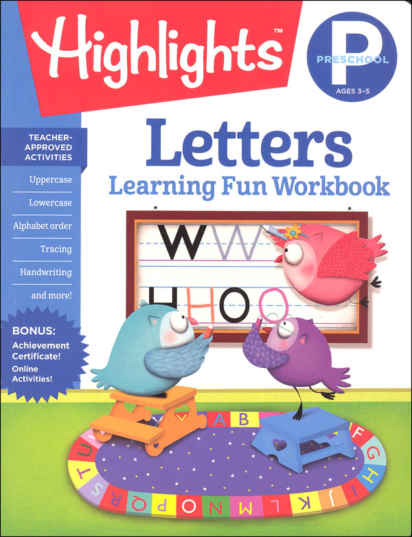 Preschool Letters (Highlights Learning Fun Workbook)
