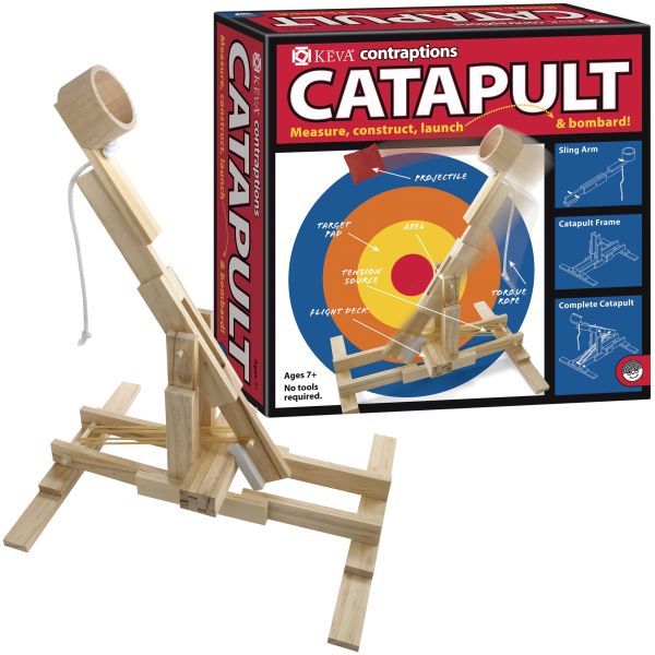 KEVA Contraptions Catapult