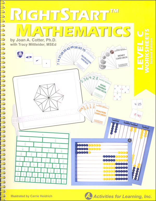 RightStart Mathematics Level C Worksheets 2nd Edition