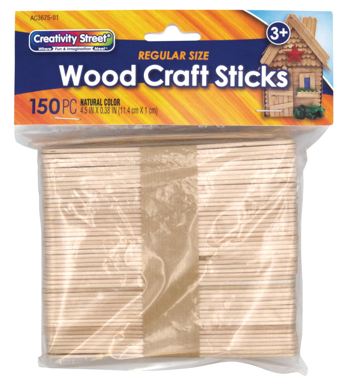 Craft Sticks - 150 4.5" Natural