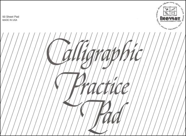 Calligraphy Practice Pad 9" x 12" 50 sheets