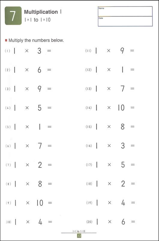 My Book of Simple Multiplication | Kumon Publishers | 9781933241418