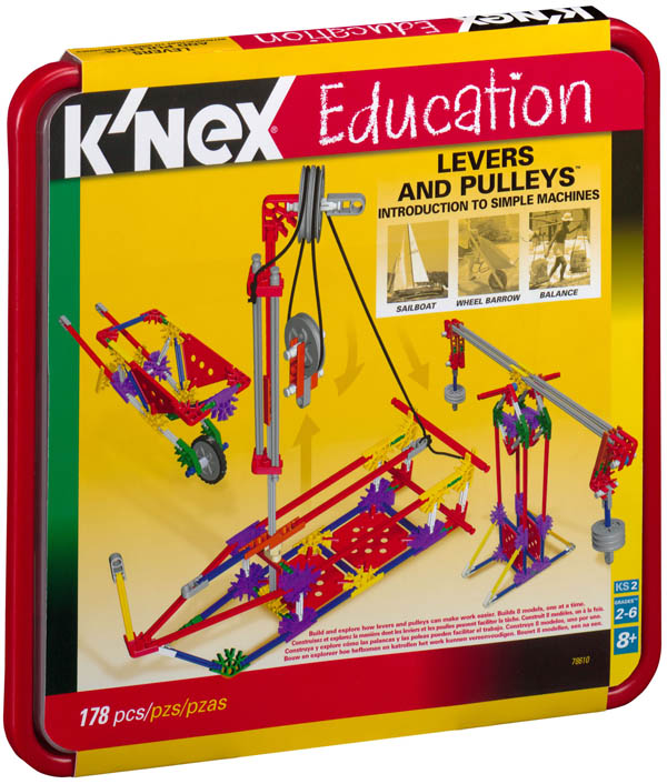 Intro to Simple Machines: Levers & Pulleys Set (178 Pieces)