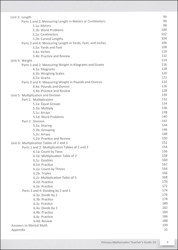 Primary Math US 2A Teacher Guide rev ed | SingaporeMath.com | 9781932906288