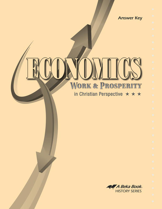 Economics: Work and Prosperity Answer Key Only