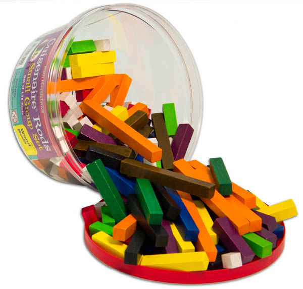 CUISENAIRE RODS SMALL GROUP 155/PK WOOD 