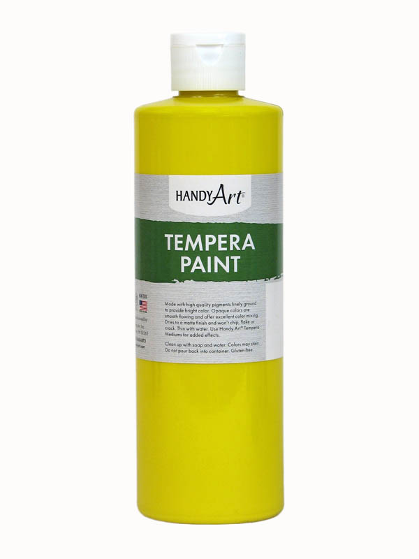 Yellow Tempera Paint 16 oz.