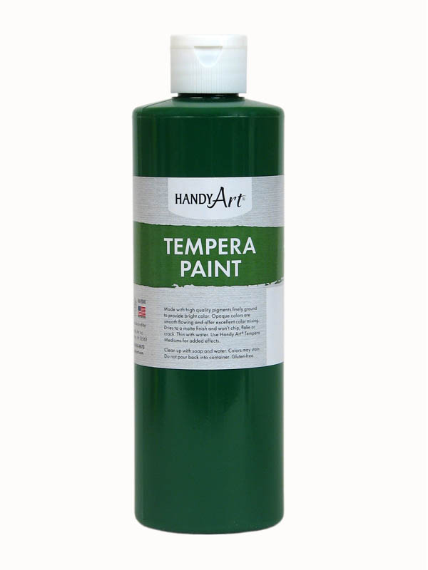 Green Tempera Paint 16 oz.