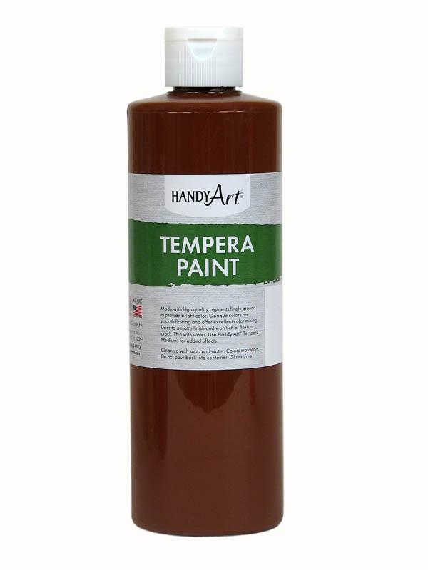 Brown Tempera Paint 16 oz.