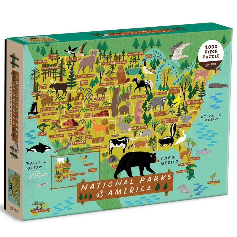 National Parks Puzzles: A Journey Through America's Wilderness, One Piece at a Time