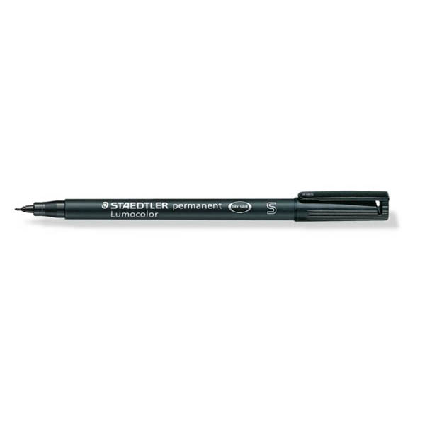 Superfine Lumocolor Permanent Marker Black Staedtler