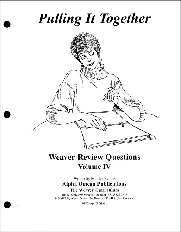 Weaver Review Questions Volume 4