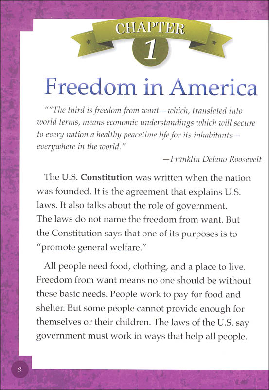 Freedom from Want (Four Freedoms Series) | Red Chair Press | 9781937529857