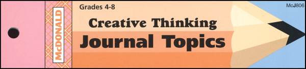 Creative Thinking Journal Booklet Gr. 4-8