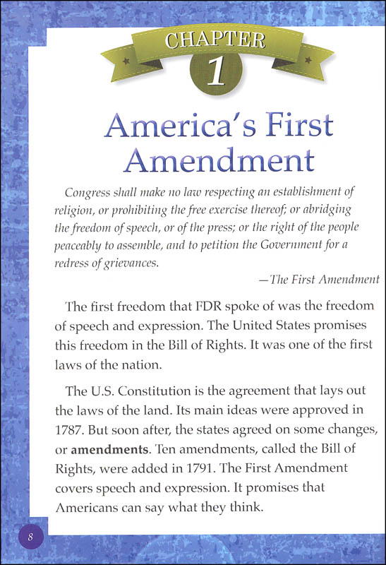 Freedom of Speech and Expression (Four Freedoms Series) | Red Chair ...