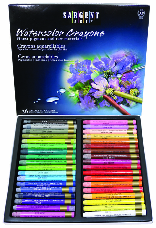 Download Water Color Crayons (36 count) | Sargent Art