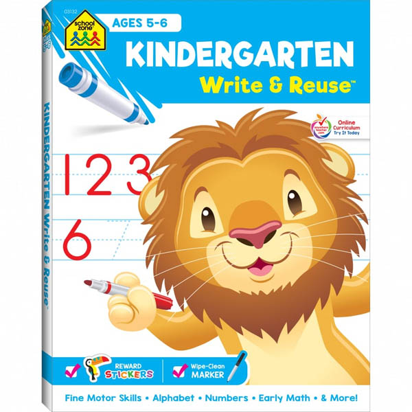 Kindergarten Write & Reuse Workbook