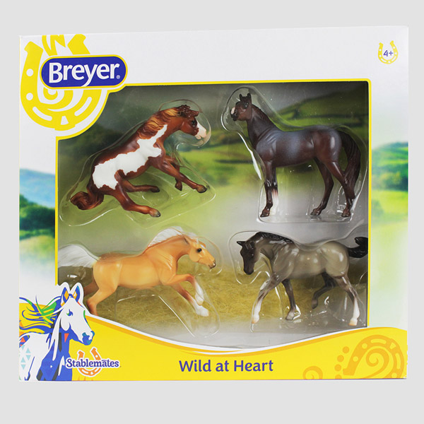 Barn Set Breyer Horses: Classics Wild Mustangs In Box or New, You Choose! 