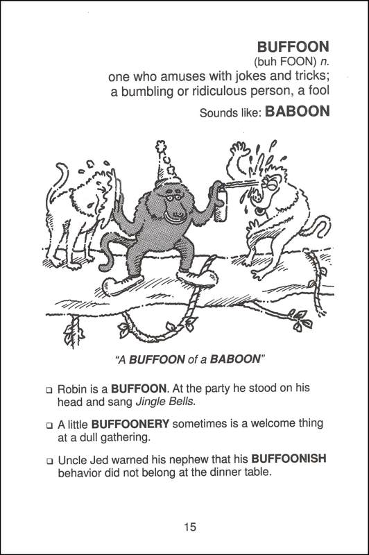 Vocabulary Cartoons (Elementary Edition) | New Monic Books | 9780965242271