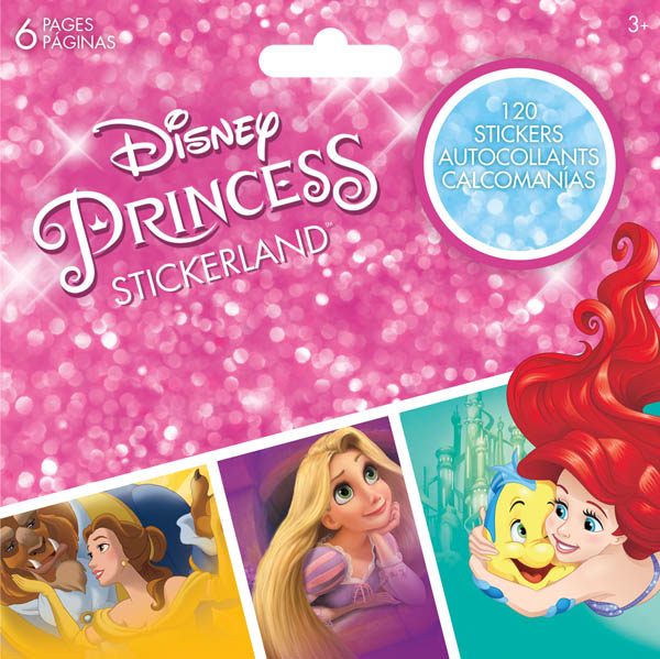 Disney Princess Mini Stickerland Pad - 6 Pages