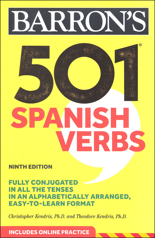 501 Spanish Verbs Ninth Edition 