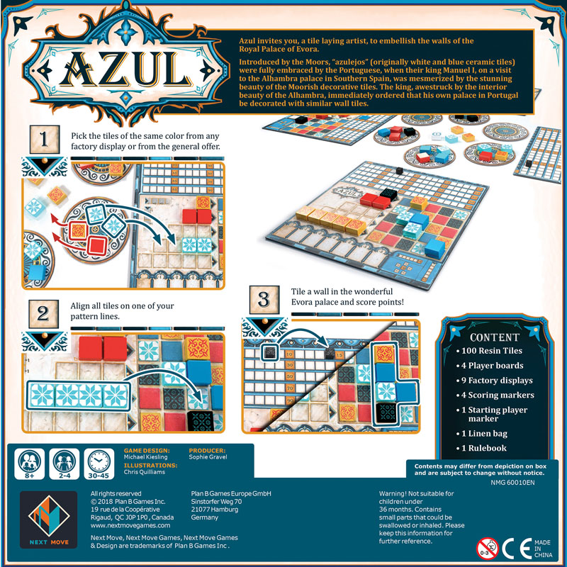 Azul Game | Plan B Games