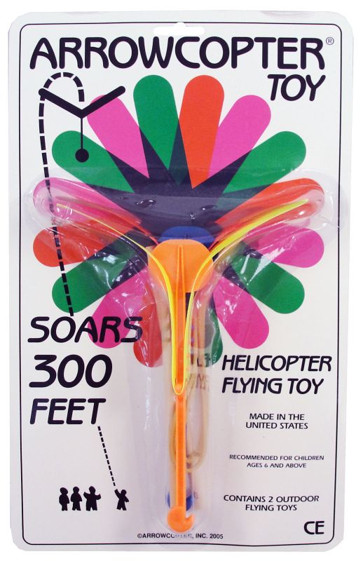 MADE IN USA! Ages 6 and above Arrowcopter Flying Light Soars up to 300 feet 