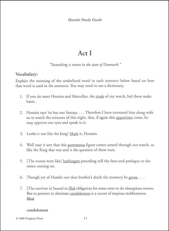 Hamlet Study Guide Progeny Press 9781586093648 hamlet-study-guide-progeny-press-9781586093648
