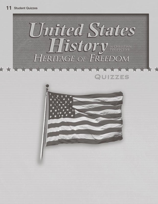 United States History: Heritage of Freedom Student Quiz Book