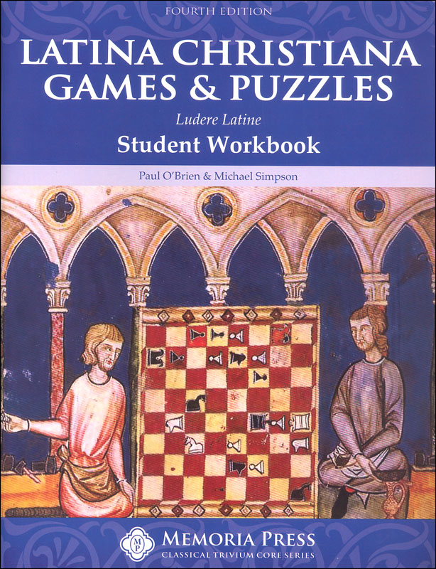 Latina　Press　Fourth　Puzzles　Edition　Student　Memoria　Workbook,　9781615385201　Christiana:　Games