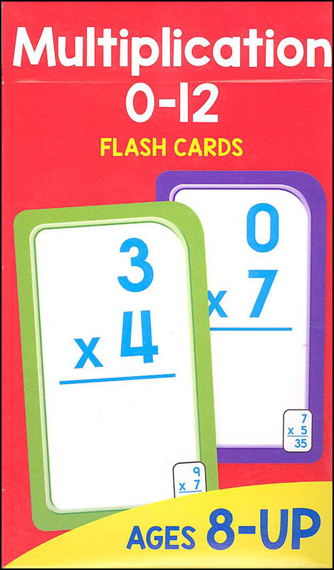 Multiplication Flash Cards 0-12