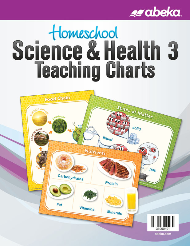 Science & Health 3 Homeschool Teaching Charts (44 Charts) (4th Edition)