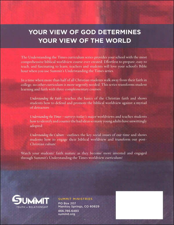 Understanding the Times Student Manual (5th Edition) Summit