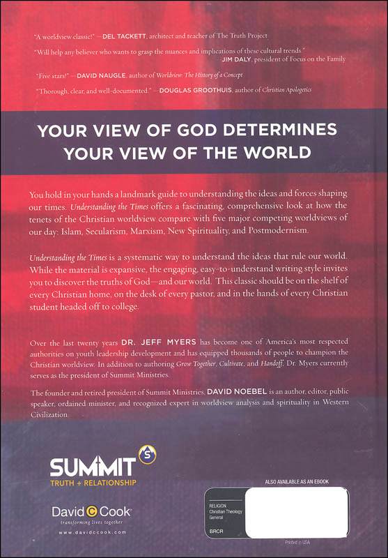 Understanding the Times (2nd Edition) Textbook David C. Cook