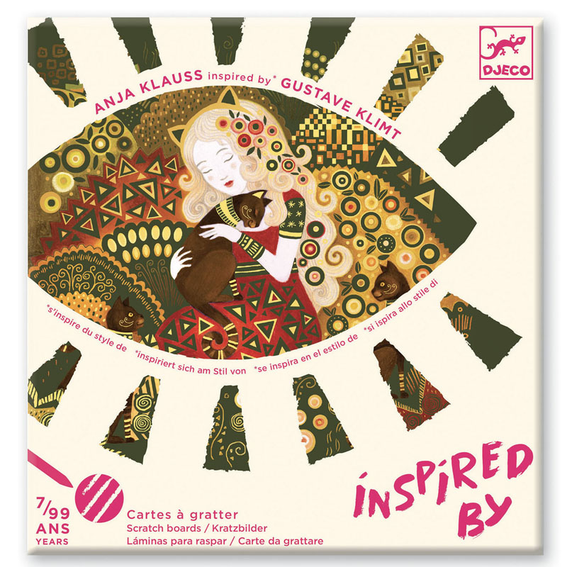 Golden Goddesses (Inspired by Klimt) Scratch Cards