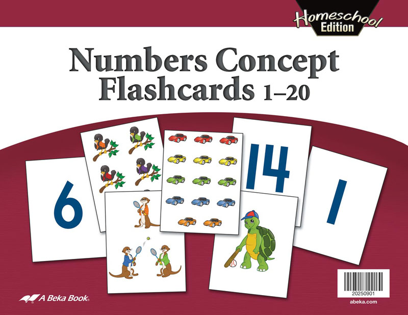 Numbers Concept (1-20) Flashcards