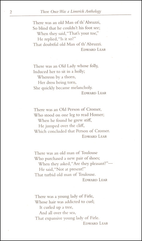 There Once Was a Limerick Anthology | Dover Publications | 9780486849614