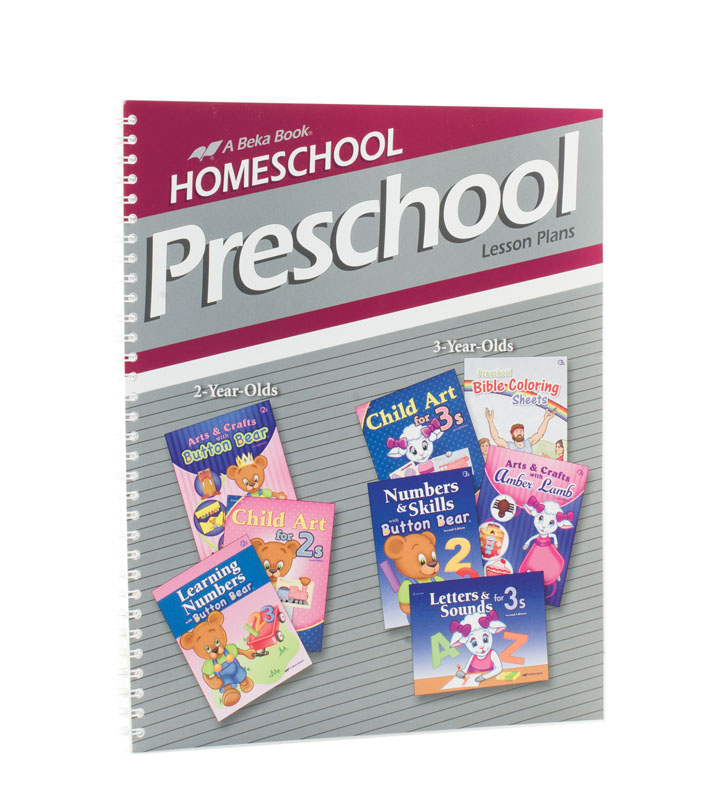 Preschool Lessons Plans for Homeschool 2 and 3 year olds