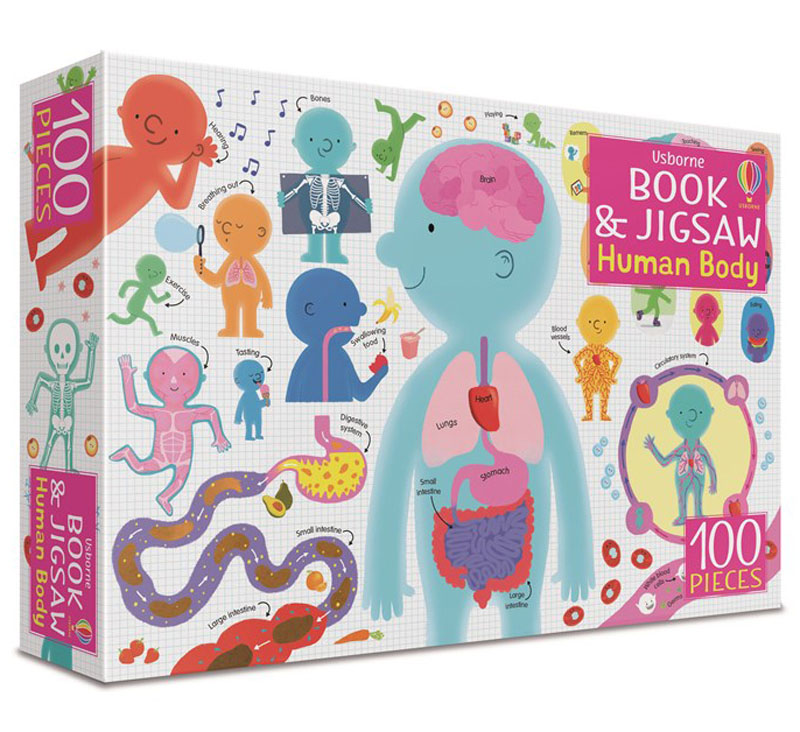 Human Body Book & Jigsaw Puzzle