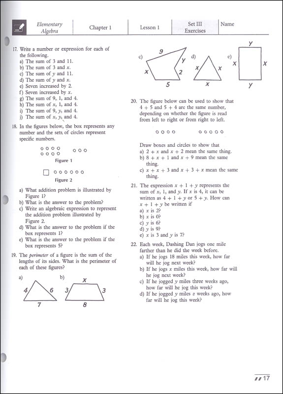 Elementary Algebra (Jacobs) Teacher Guide | Master Book Publishers ...