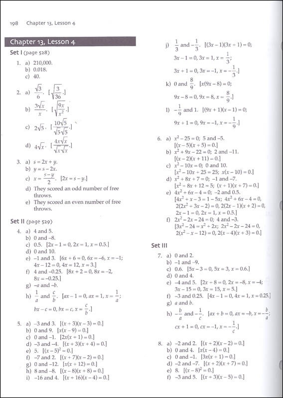 Elementary algebra jacobs solutions manual master book publishers