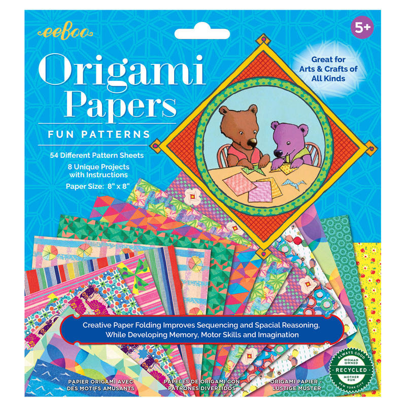 Origami Papers: Fun Patterns | EeBoo