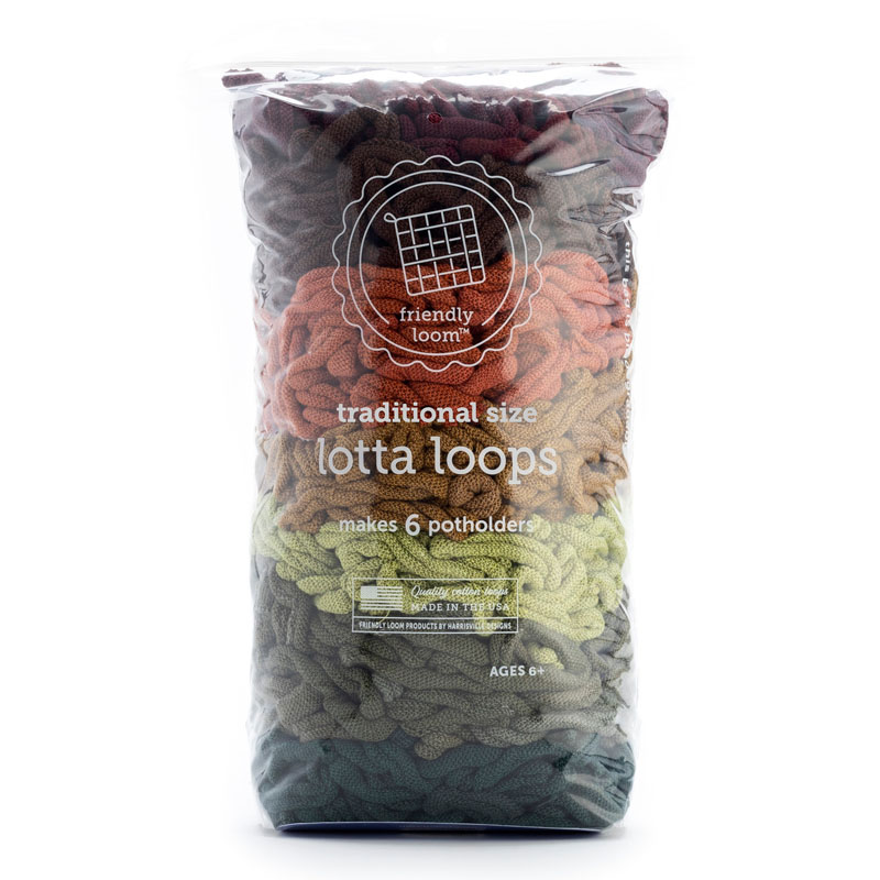 Lotta Loops by Friendly Loom - Earthtones (Traditional Size)