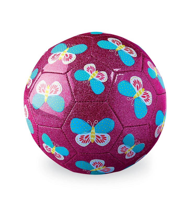 Glitter Soccer Ball - Butterfly (size 3)