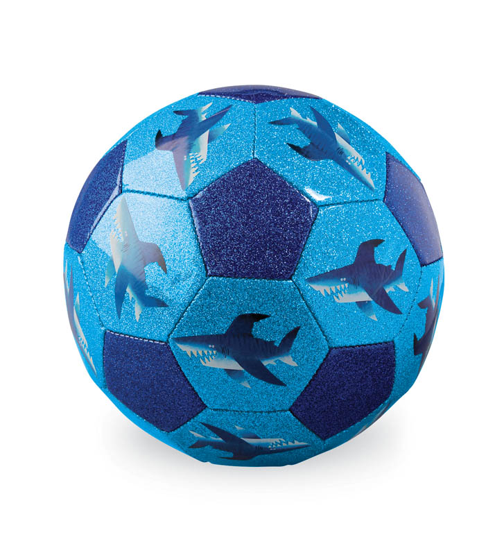 Glitter Soccer Ball - Shark City (size 3)
