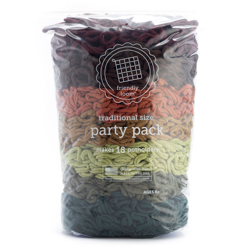 Party Pack by Friendly Loom - Earthtones (Traditional Size)